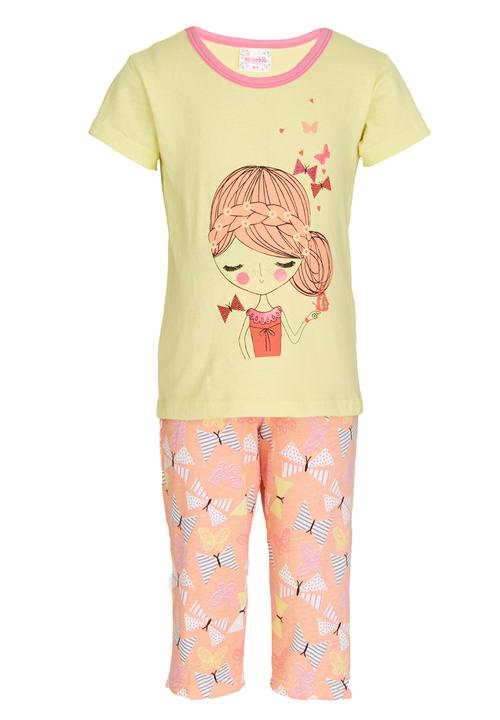 Pop Candy - Butterfly  Pj Set Yellow