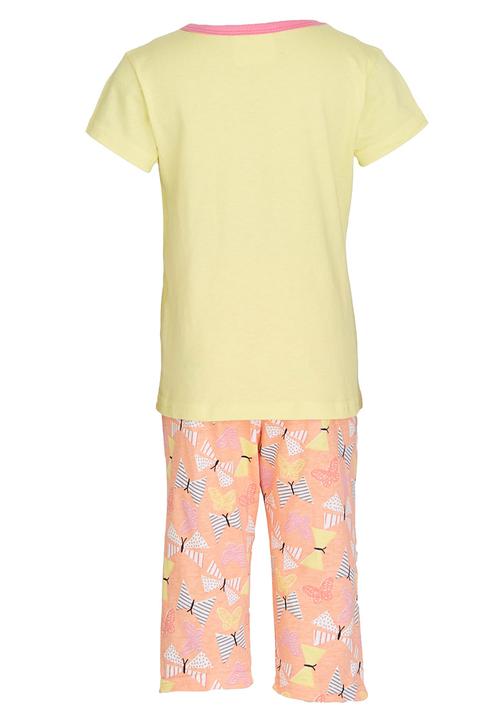 Pop Candy - Butterfly  Pj Set Yellow
