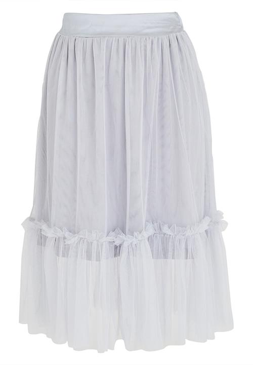 c(inch) - Tulle Midi Skirt Grey