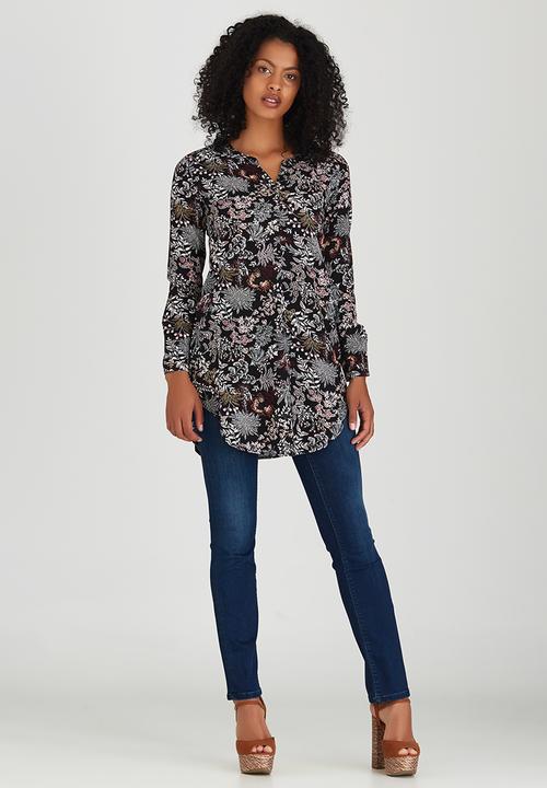 ONLY - All-over Print Tunic Multi-colour