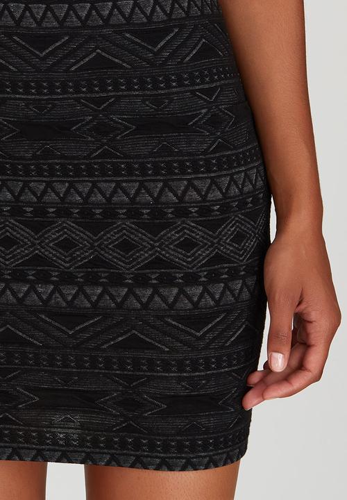 ONLY - New Vigga Textured Pencil Skirt Black