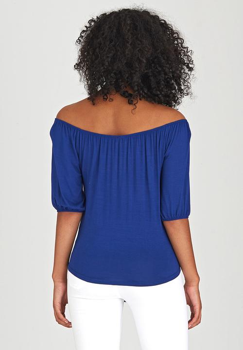 c(inch) - Tie Front Top Navy