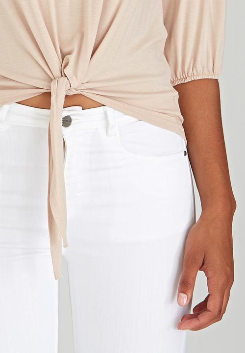c(inch) - Tie Front Top Neutral