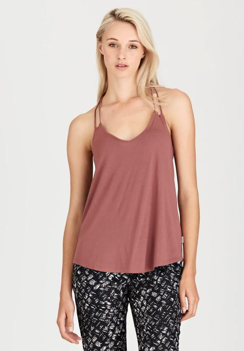 RVCA - Sheila Tank Top Dark Red
