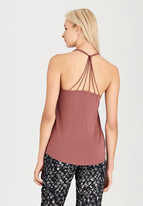 RVCA - Sheila Tank Top Dark Red