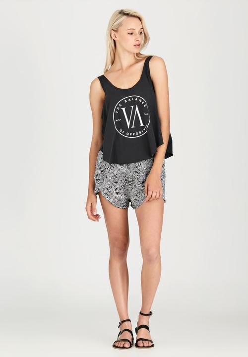 RVCA - VA Circle Tank Black