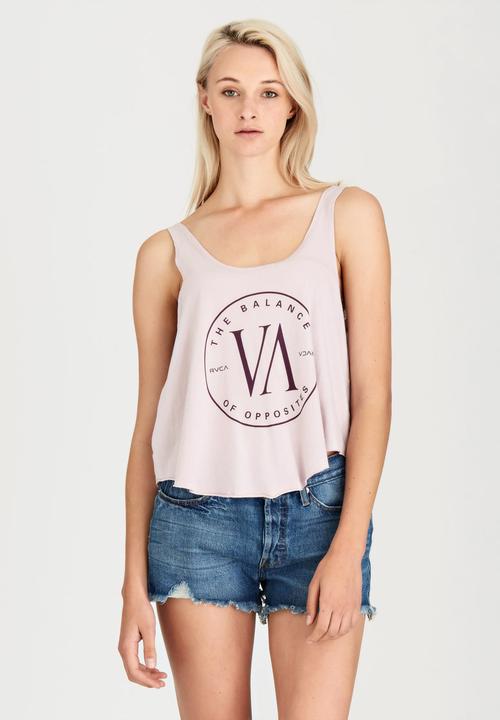 RVCA - VA Circle Tank Pale Purple