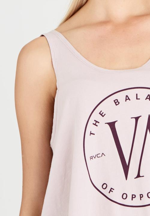 RVCA - VA Circle Tank Pale Purple