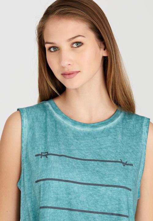 RVCA - Strike Through Tank Light Green