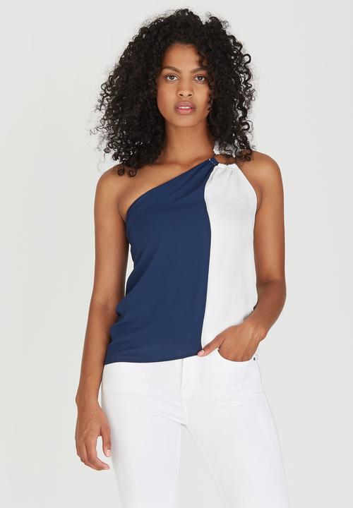 STYLE REPUBLIC - Colourblock Top Navy
