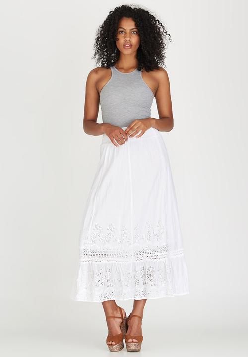 G Couture - Maxi Skirt White