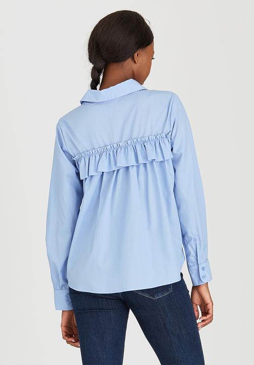 STYLE REPUBLIC - Shirt with Back Detail Blue