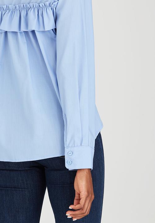 STYLE REPUBLIC - Shirt with Back Detail Blue