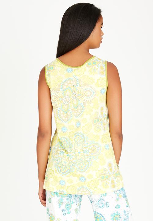 Maya Prass - Lotus Tank Chartreuse