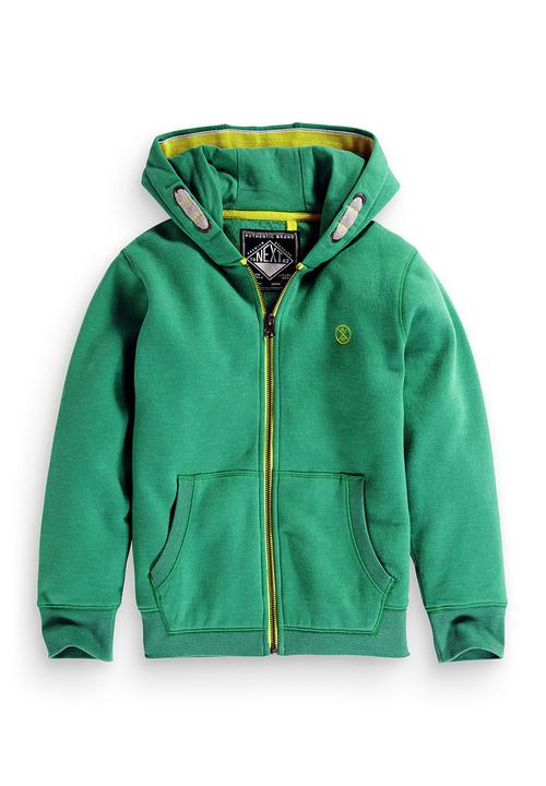 Next - Zip-through Hoodie Green
