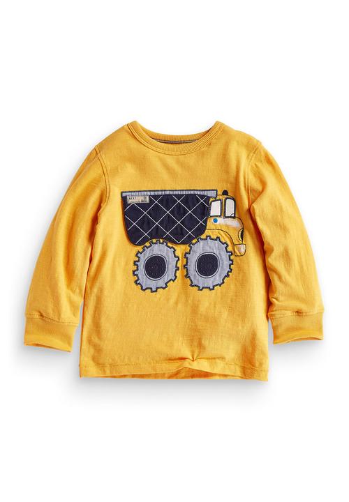Next - Truck Appliqué T-shirt Yellow