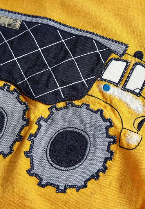 Next - Truck Appliqué T-shirt Yellow