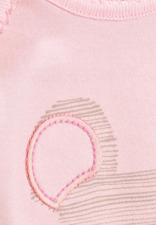 Next - Three Pack Pink Long Sleeve Character Bodysuits Pale Pink
