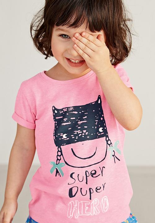 Next - Pink girl t-shirt Mid Pink
