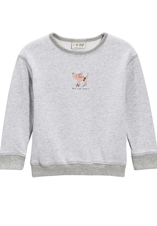 Next - Grey Crew Neck Pale Grey