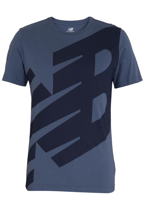 New Balance  - Essentials Logo Tee Blue