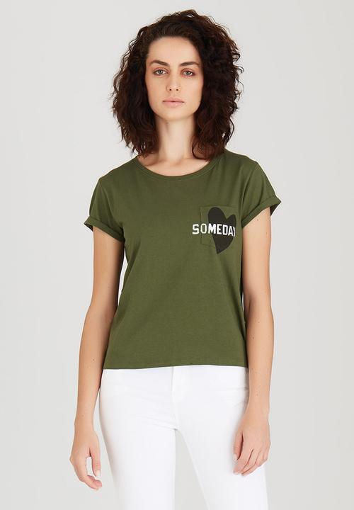 Levi’s® - Marina Someday Tee Khaki Green