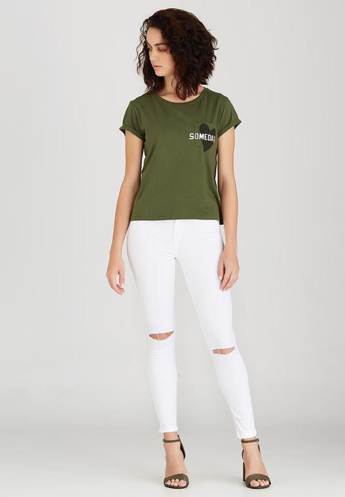 Levi’s® - Marina Someday Tee Khaki Green