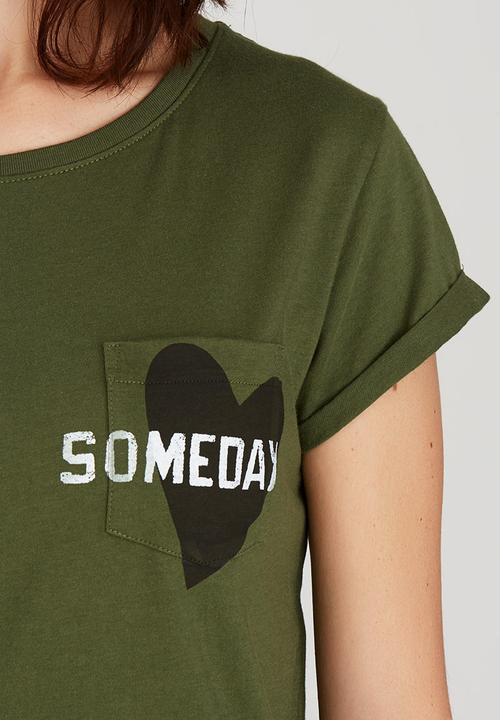 Levi’s® - Marina Someday Tee Khaki Green