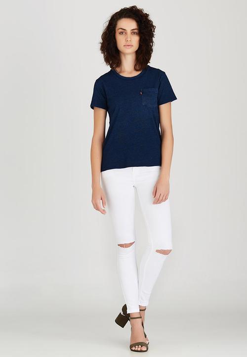 Levi’s® - The Perfect Pocket Tee Dark Blue