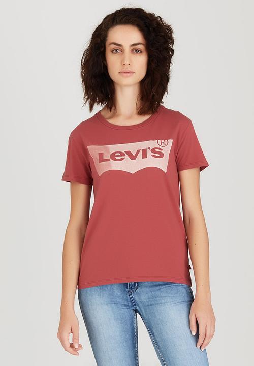 Levi’s® - Perfect Logo Tee Dark Red