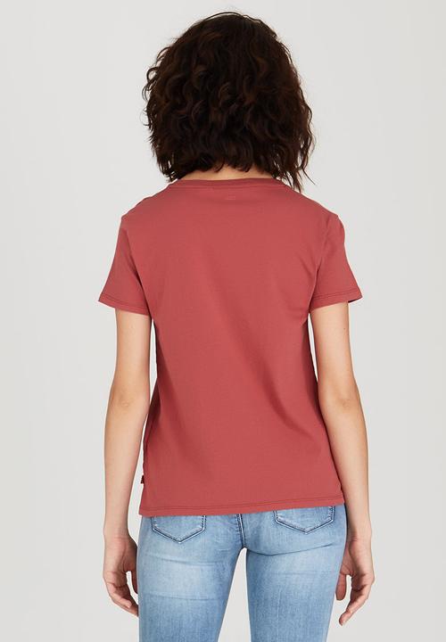 Levi’s® - Perfect Logo Tee Dark Red