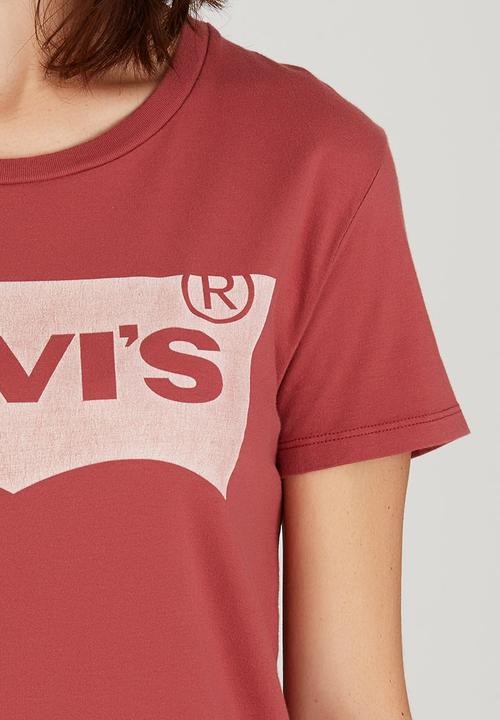 Levi’s® - Perfect Logo Tee Dark Red