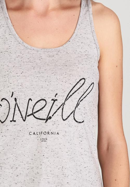 O'Neill - Lettering Branded Tank Top Pale Grey