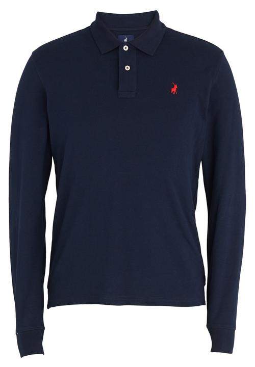POLO - Pique Long Sleeve Golfer Navy