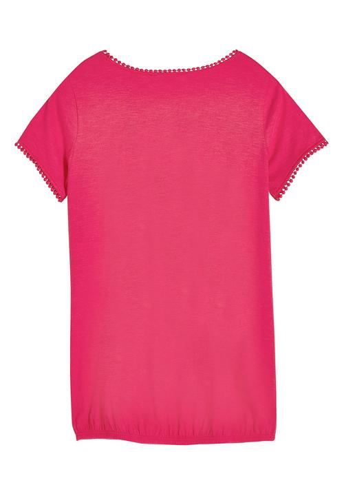 Next - Bubble-hem T-shirt Mid Pink Mid Pink