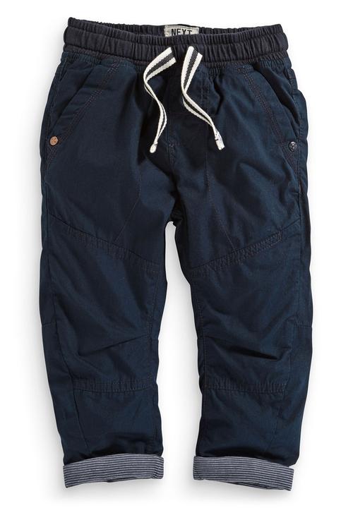 Next - Lined Pull-on Trousers Navy