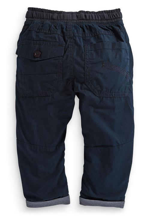 Next - Lined Pull-on Trousers Navy