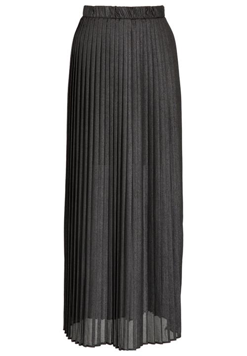 STYLE REPUBLIC - Pleated Maxi Skirt Black