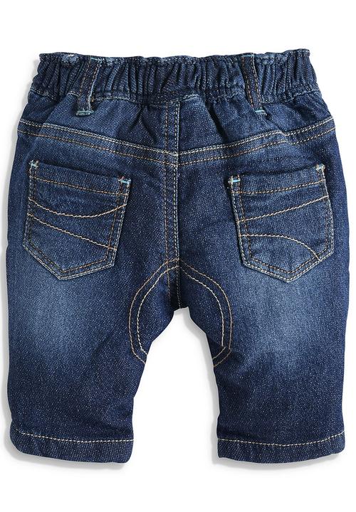 Next - Dark Wash Jersey Jeans Dark Blue