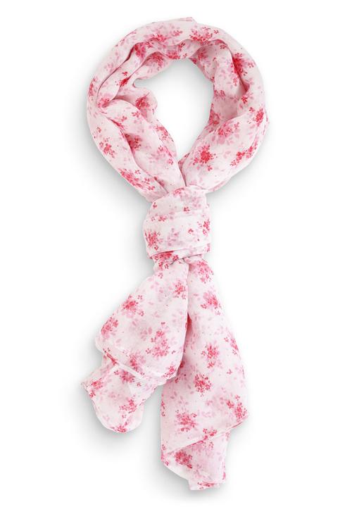 Next - Ditsy Scarf Mid Pink Mid Pink