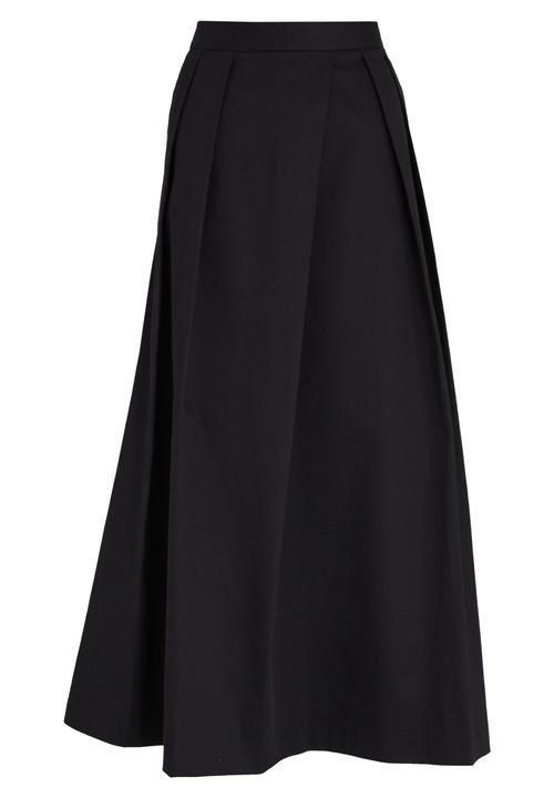 LUMIN - Hakama Style Maxi Skirt Black