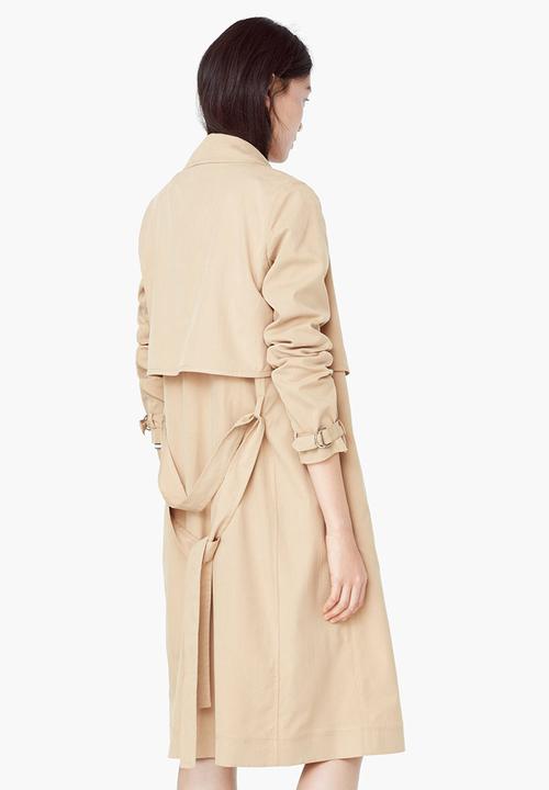 MANGO - Trench Coat Stone/Beige