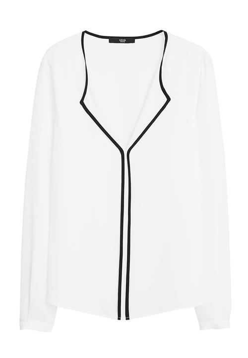 MANGO - Monocrome Shirt Black and White