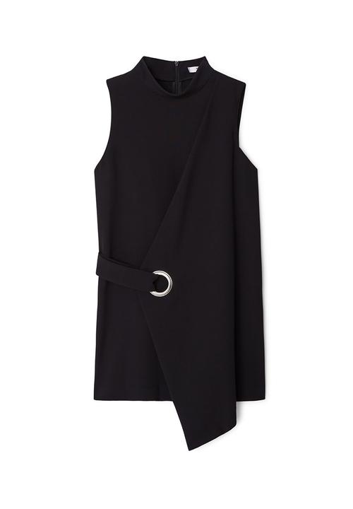 MANGO - Buckle Detail Top Black