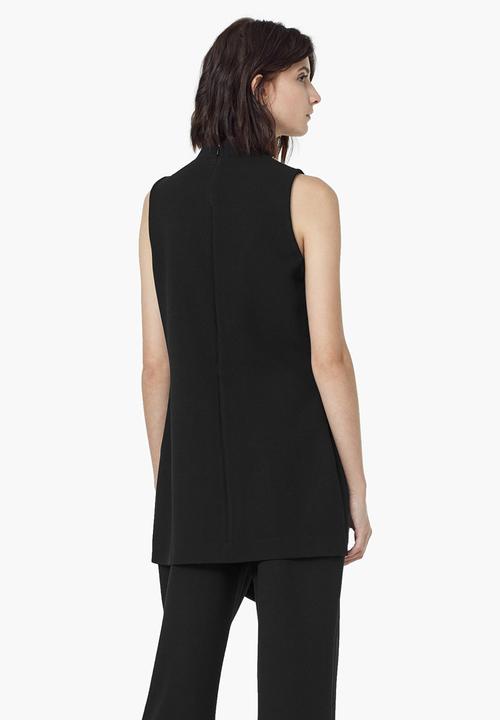 MANGO - Buckle Detail Top Black