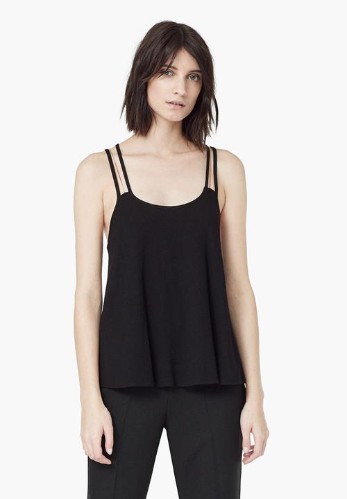 MANGO - Chain Detail Cami Black