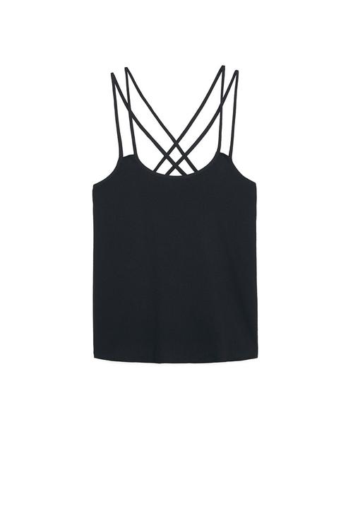 MANGO - Chain Detail Cami Black