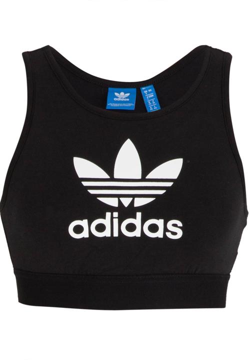 adidas Originals - Trefoil Crop Top Black