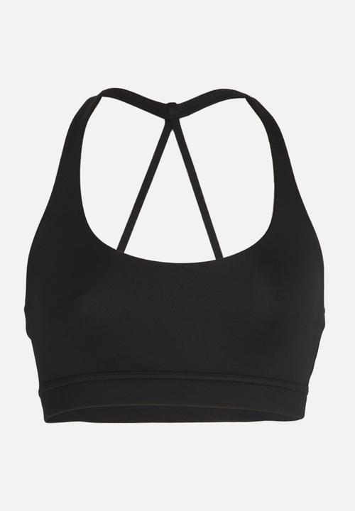 Reebok - Workout Tri Back Sports Bra Black