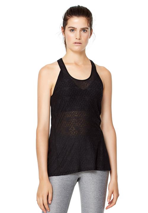 MANGO - Burnout Vest Black